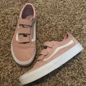 Women’s Pink Vans Old skool velcro